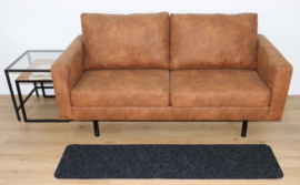 Keukenmat - loper - Heavy Duty - zwart - antraciet - 40x140cm - antislip