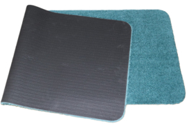 Badkamermat / loper Soft blauw groen 60cm x 150cm antislip