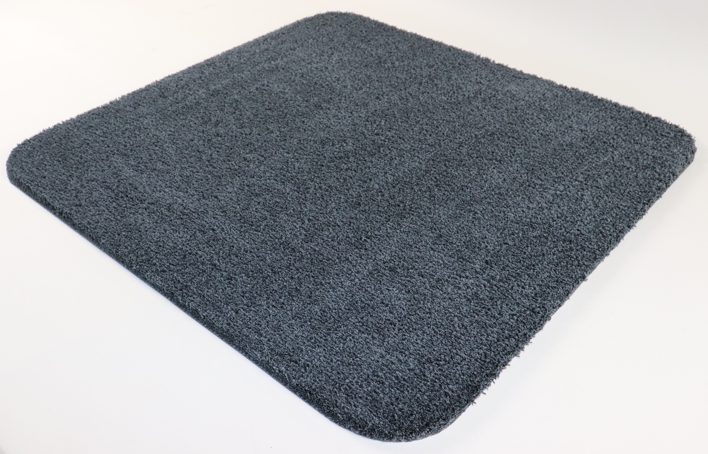 Badkamermat - WC mat Soft donker grijs 60cm x 60cm antislip