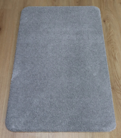 Wastafelmat - Badkamermat Soft grijs 70cm x 130cm antislip (maatwerk)