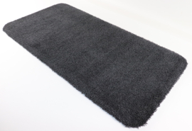 Wastafelmat - Badkamermat Soft zwart antraciet 40cm x 80cm antislip