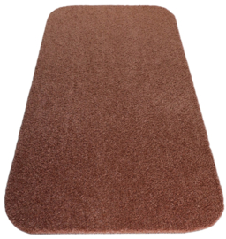 Wastafelmat - Badkamermat Soft zalm oud roze 40cm x 80cm antislip
