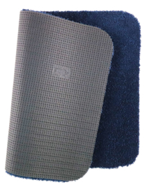 Badmat - WC mat Soft marine blauw 40x60 antislip