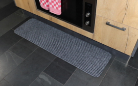 Keukenmat - loper - Heavy Duty - grijs - 40x140cm - antislip