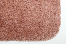 Badmat Soft zalm oud roze 60cm x 100cm antislip