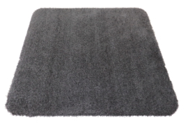 Badkamermat - WC mat Soft zwart antraciet 60cm x 60cm antislip