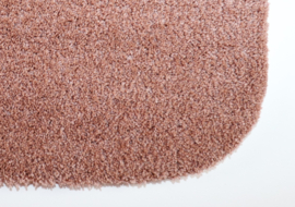 Wastafelmat - Badkamermat Soft zalm oud roze 40cm x 100cm antislip