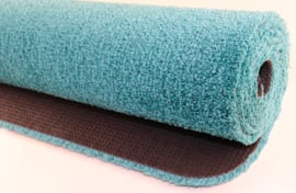 Badkamermat / loper Soft blauw groen 50cm x 150cm antislip