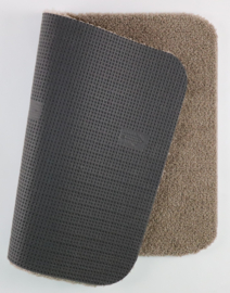 Deurmat Soft beige taupe 39,5x60cm antislip