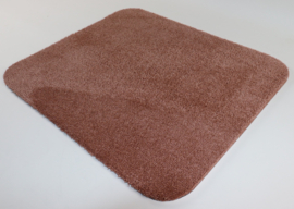 Badkamermat - WCmat - Hangend - toiletmat - Soft - zalm - oud roze - 50x60cm - antislip