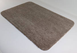 Badkamermat - WC mat Soft beige taupe 50cm x 80cm antislip