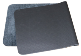 Badkamermat / loper Soft donker grijs 60cm x 150cm antislip