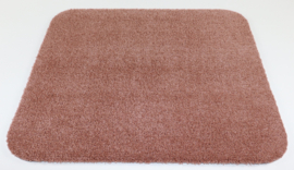 Badkamermat - WCmat - Hangend - toiletmat - Soft - zalm - oud roze - 50x60cm - antislip