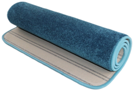 Vloerkleed - Mat - Mona - aqua blauw - 60x120cm