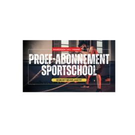 Abonnement sportschool voor 1 maand, Begin 2025 FIT!