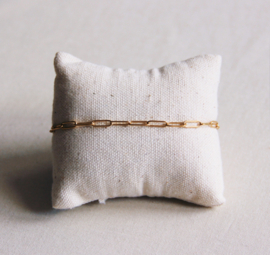 D-chain armband goud