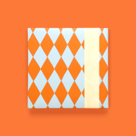 Consumentrol | Harlequin Orange Blue Peach