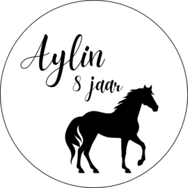 Gepersonaliseerde sticker | Paarden