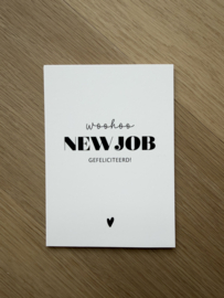 Kaart | Woohoo new job