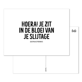 Kaart | Bloei van je slijtage