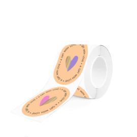 Sticker | Oval Heart Gold