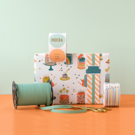 Inpakpapier | Happy Birthday Cake
