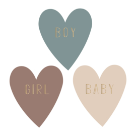 Sticker | Heart Boy Girl Baby