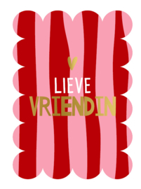 Kaart | Lieve vriendin!