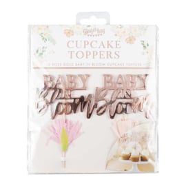 Floral Baby | Cupcake topper