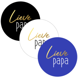 Losse Stickers | Lieve papa blauw