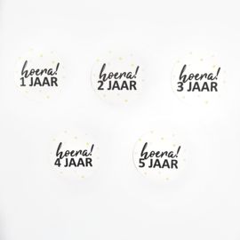 Sticker | Hoera leeftijd