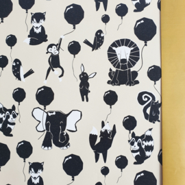 Inpakpapier | Happy Animals Beige