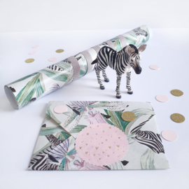 Inpakpapier | Jungle zebra