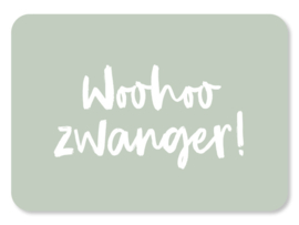 Kaart | Woohoo zwanger