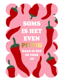 Kaart | Soms is het even pittig