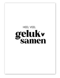 Kaart | Heel veel geluk samen