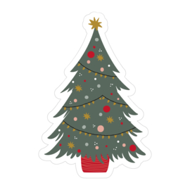 Sticker | kerstboom