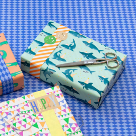 Consumentrol | Shark Pastel Mint - Stripe Fluor Orange