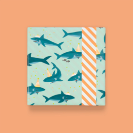 Consumentrol | Shark Pastel Mint - Stripe Fluor Orange