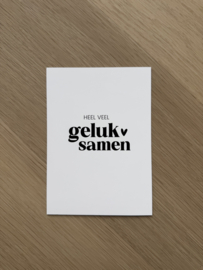 Kaart | Heel veel geluk samen