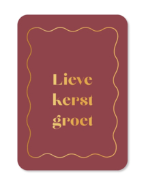 Kaart | Lieve kerstgroet