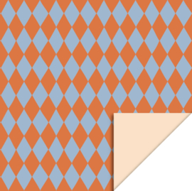 Consumentrol | Harlequin Orange Blue Peach