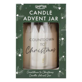 Advent kalender kaarzen
