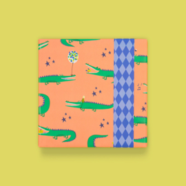 Consumentrol | Crocodile Salmon - Harlequin Blue