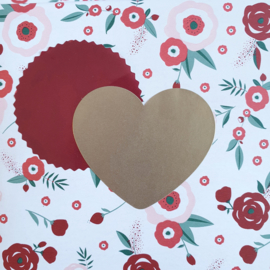 Sticker | Zegelrond met kartelrand