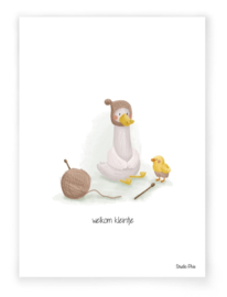 Mini kaart | Welkom kleintje