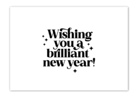 Kaart | Wishing you a brilliant new year!