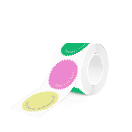 Sticker |Multi - Happy Text (NL)
