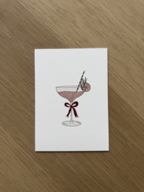 Kaart | Christmas cocktail