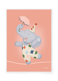 Kaart | Circus olifant